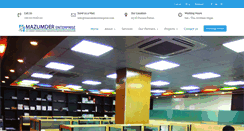 Desktop Screenshot of mazumderenterprise.com